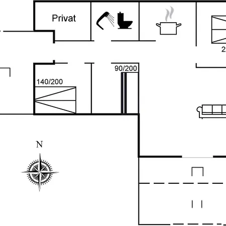 Bryniulf - 1-8km From The Sea By Interhome Дом отдыха Bolilmark